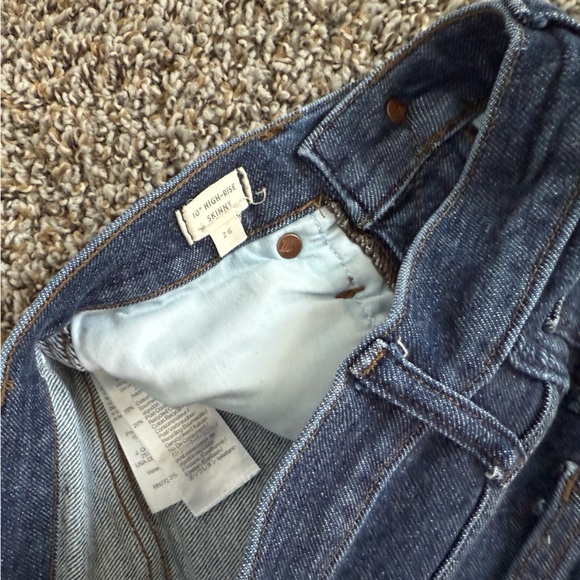 Madewell 10” High Rise Skinny Jeans | 26 🔥CLEAR THE CLOSET - Picture 2 of 3